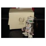 Lenox Penguin With Top Hat Ornament 2004