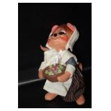 Annalee Thanksgiving Pilgrim Mouse with Basket