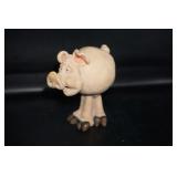 Bobble Head Pig Figurine