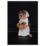 2005 Annalee Thanksgiving Pilgrim Mouse Basket
