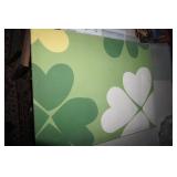 Canvas with Shamrock Corkboard