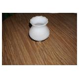 Milk Glass Top For a Lamp