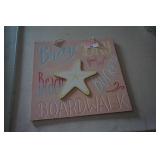 Signed Beach Theme Sign