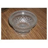 Footed Diamond Point Candy Dish