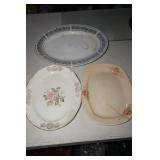Collection of 3 Platters