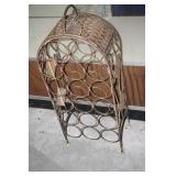 Metal Wine Rack-Needs TLC
