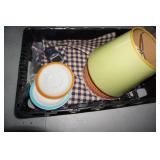 Bl of Household Items-Lamp Shades,Books