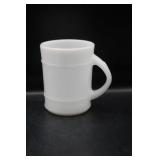 Vtg Anchor Hocking Milk White Coffee Mugs