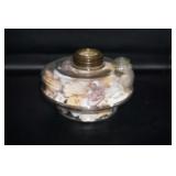 Oil Lamp Base Filled with Seashells