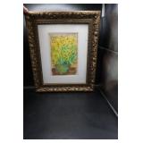 F&M Picture Yellow Flowers Original Pastel