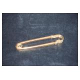 Large Gold Tone Scarf Pin