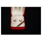 Pearl and Bow Earrings NIB