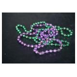 2 Mardi Gras Beaded Necklaces