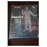 Extra Large Adult Inmate Halloween Costume