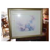 F&M Picture Flowers & Butterflies