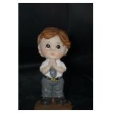 Little Boy Praying Figurine