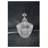 Glass Communion Wafer Dish
