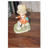 Little Girl Figurine w/dog