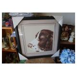 New Framed Picture of Dog
