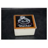 Porcelain Trinket Dish Teacher