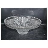 Vtg Depression Glass Gator Bite Bowl