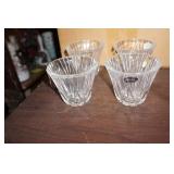 Set of 4 Lead Crystal Bowls