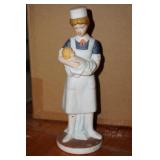 Vtg Lefton Figurine of a Nurse w/baby