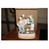 Grandma/Grandpa Having Tea Music Box