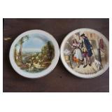 2 Mini Decorative Plates
