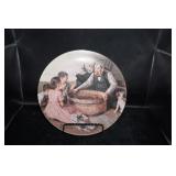 Norman Rockwell Halloween Frolic Decorative Plate