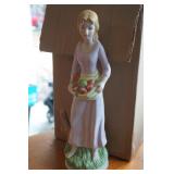 Young Lady w/apples in apron