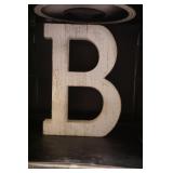 Lg Wooden Letter 'B'