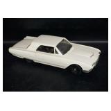 Plastic/Metal Car Vtg White