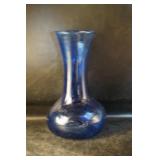 Cobalt Blue Genie Bottle Vase