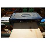 Metal Tool Box Dark Blue