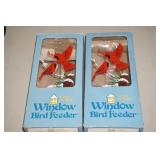 Set of 2 Window Bird Feeders