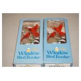 Set of 2 Window Bird Feeders