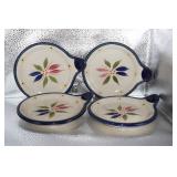 Set of 4 Temp-tation Under Plates Old World