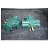Set of 2 Extension Cord Plugs