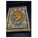 Ceramic Sign Says Pure Olive Oil
