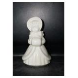 White Porcelain Figurine of Girl
