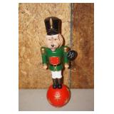 Dog Nut Cracker has a chip on helmet