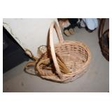 Collection of 2 Wicker Basket Items