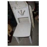 White Wood Doll Chair