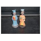 2 African American Graduation Figurines