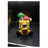 M&M Hot Rod Car Green M&M Missing Arm