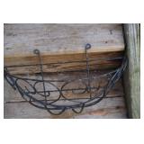 Wrought Iron Basket Planter