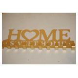 Metal Home Sweet Home Key Holder