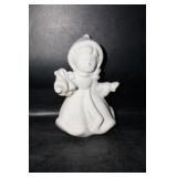 Raw Pottery 1984 Christmas Caroler w/bells