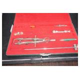 Vtg Drafting Tool Set w/ carry case